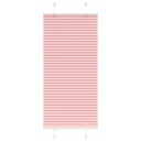  plisségardin Rosa 55x150 cm Stoff Bredde 54,4 Polyester