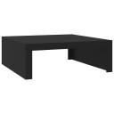 vidaXL Salongbord svart 100x100x35 cm sponplate