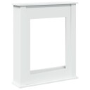  Hvit 75x20x87,5cm Konstruert Tre