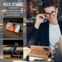 Xiaomi Redmi Note 13 Pro+ Caseme 013 Series Lommebok-deksel Brun