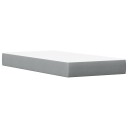  Seng med madrass hvit 100x200 cm heltre furu 8721102668395