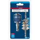 Bosch 11 mm Hålsåg Systemadapter med HSS-G Borr 7,15x105 mm - 2 Deler