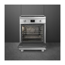 Smeg Classic Induksjonskomfyr 60 cm med Pyrolyse Rød C6IPXT2