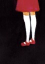 Girl With White Knee High Socks Plakat Plakat / 30x40cm