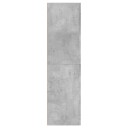 vidaXL TV-benk betonggrå 30,5x30x110 cm sponplate