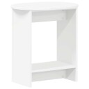 vidaXL Sidetabell Hvit 50 x 39,5 x 55 cm Konstruert tre