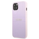 Guess Guhcp13spsasbpu Iphone 13 Mini 5,4" Fioletowy/Purple Saffiano Hot Stamp & Metal Logo