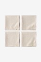 Ellos Home   Servietter Elly 4 pakning   Beige