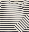 Petit Piao Body I/e   PPSky   Navy Blazer Striped   Petit Piao   56   Langermet Body Beige Hvit Marineblå