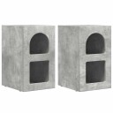  Nattbord 2 pcs Betonggrå 29,5 x 35 x 50 cm Konstruert tre