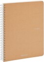 Notatbok EcoQua Original Spiral A5 Linjert Brun