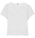Tommy Hilfiger Essential Rib Top Ss White 38