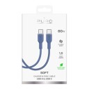 Puro Icon 25W USB-C til USB-C Kabel 1,5 m Blå