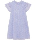 Creamie Dress Lurex Stripe   Blue   152