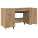  Skrivebord med dør artisan eik 140 x 50 x 75 cm Konstruert tre