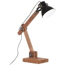 vidaXL Industriell bordlampe svart rund 58x18x90 cm E27
