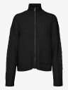 Vero Moda Esther Long Sleeve Highneck Zip Cardigan Sort S