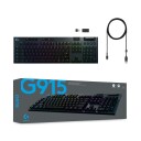 Logitech G915 Trådløs Gamingtastatur GL Tactile Nordisk Full størrelse RGB