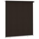 vidaXL Utendørs rullegardin 205 (B) x 230 (H) cm brun HDPE
