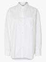 Selected Femme Ester Long Sleeve Oversize Shirt Hvit 42