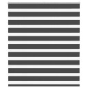  Sebragardin svart 120x100 cm stoff bredde 115,9 polyester