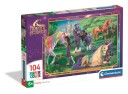 Clementoni Puslespill 104 Brikker Unicorn Academy