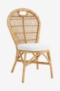 Ellos Home   Stol Toscana med pute   Natur