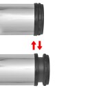 4 justerbare bordben Krom - 870 mm