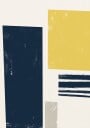 Scandi Abstract Plakat / 40x50cm