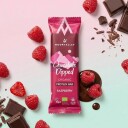Moonvalley chocolate dipped protein bar raspberry 50 g