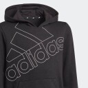 Sort Adidas Logo HD Hettegenser (140 / 10 år)