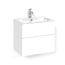 Macro Design Crown Plain/push-open Servantskap 2 Skuff - med Light Servant Hvit / 60cm 8