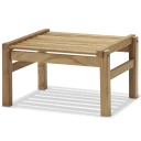 Fri Form 55x55cm skammel teak