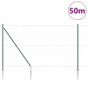  Gjerde med innlegg. grønn 1.5 x 50 m PVC belagt stål