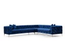Beachport Hjørnesofa 6 seters   Blå