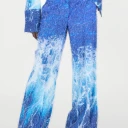 Roberto Cavalli Dame Bukser Blå M,