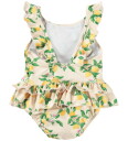 Molo Badedrakt UV50+ Nalani Mini Sitrusfrukter 1½ 2 år (86 92) Badetøy Beige Grønn Gul