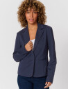 Cream Anett Blazer   Navy   L