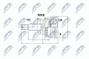 Nty Drivknute drivaksel NTY NPZ HY 506