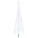vidaXL Juletrebelysning med spyd og flaggstang 500 cm 732 LED-lys