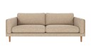 Rowico Home Braden 3 seters sofa Beige Bobby 2 Eikben