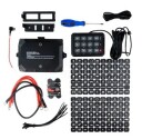 Lumen 12 bryterpanel med strømfordeling. 12 knapper. 12v og 24v. App og bryterpanel.