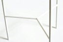 Mavis Tribeca Side Table 47 cm Oiled Rustic Oak/White Legs