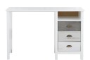 Meridian Skrivebord 140 cm   Hvit/Lysegrå/Mørkegrå