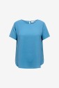 Only Carmakoma   Bluse carVica SS Aop   Blå