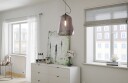 By Rydéns Leola taklampe Svart/rökgrå 33 cm Svart