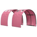 Vidaxl Seng Tunnell 2 Stk. Rosa Polyester