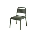 Cane line Al Dente stol stabelbar m/dark green Weave Dark green