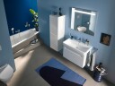 Duravit No.1 Halvhøyskap 1 Dør 400x360 mm Venstre Hvit Matt