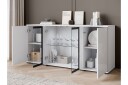 Gammel Skjenk 150x40 cm - Hvit/Rosa